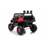 Elektrické autíčko - Mercedes UNIMOG - červené